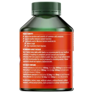 (PRE ORDER) Nature's Own Triple Strength Garlic + C Horseradish 200 Tablets Exclusive Size shelf life 2yrs